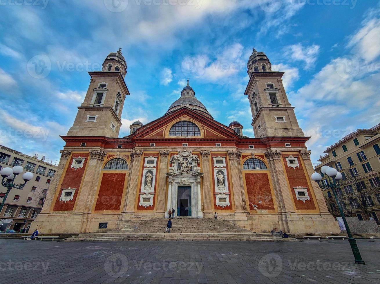 carignano kyrka i genua foto