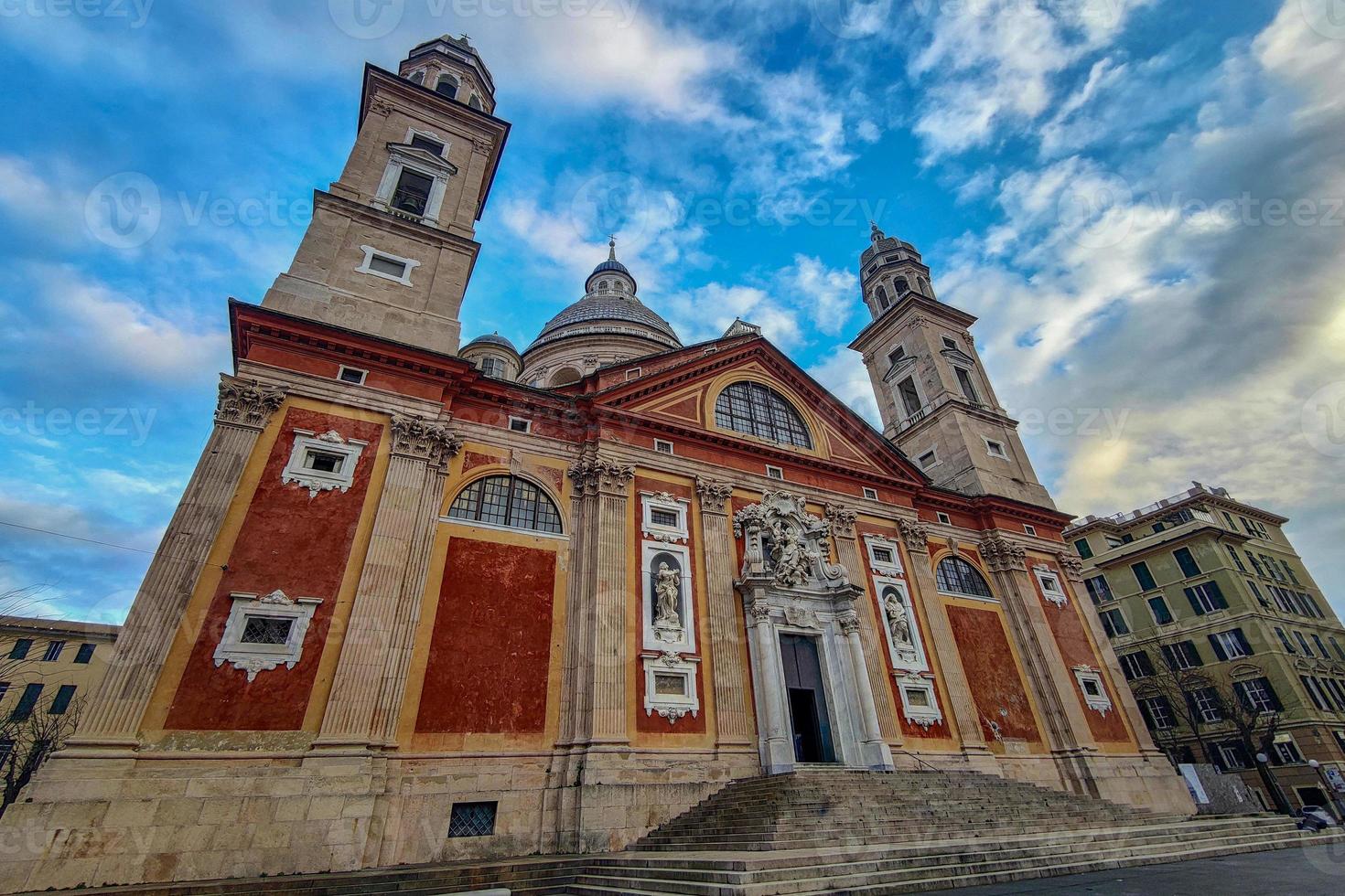 carignano kyrka i genua foto