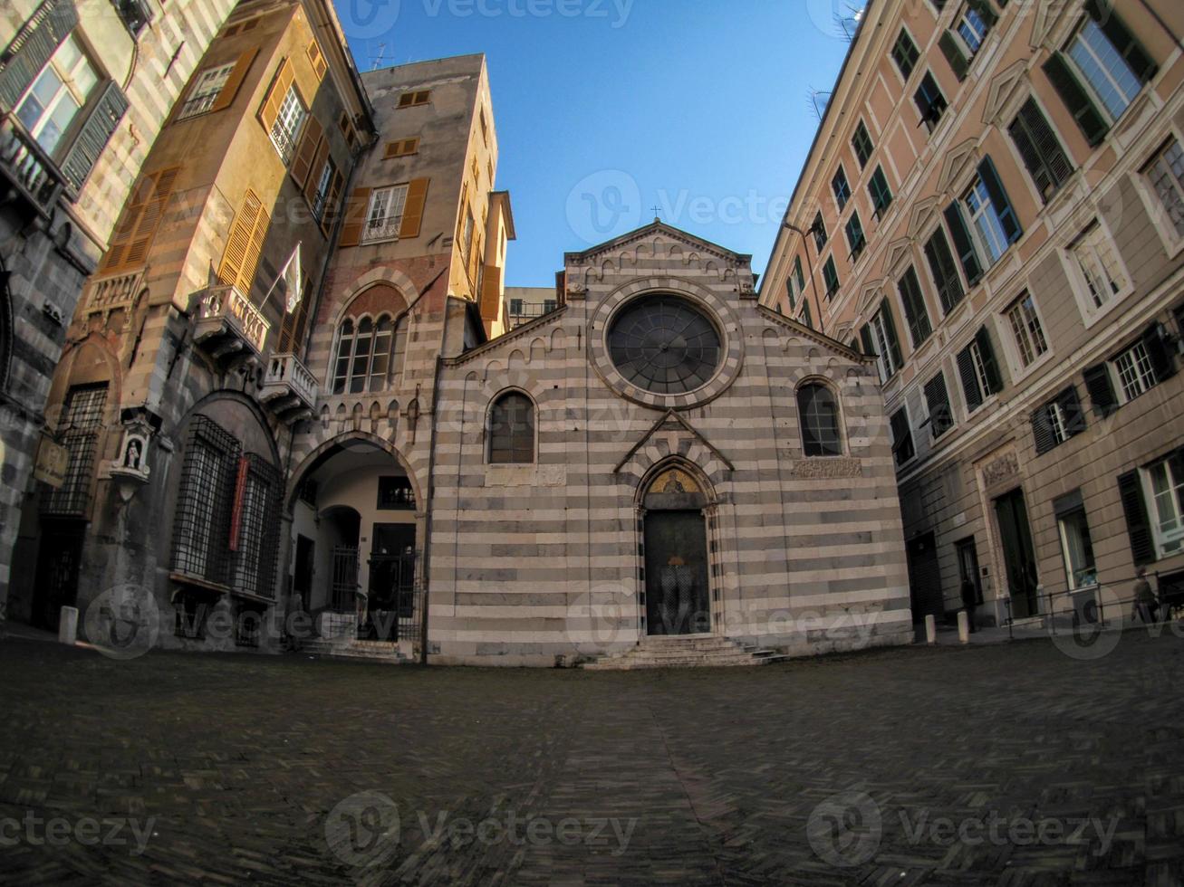 genua helgon Matthew san matteo gammal historisk kyrka foto