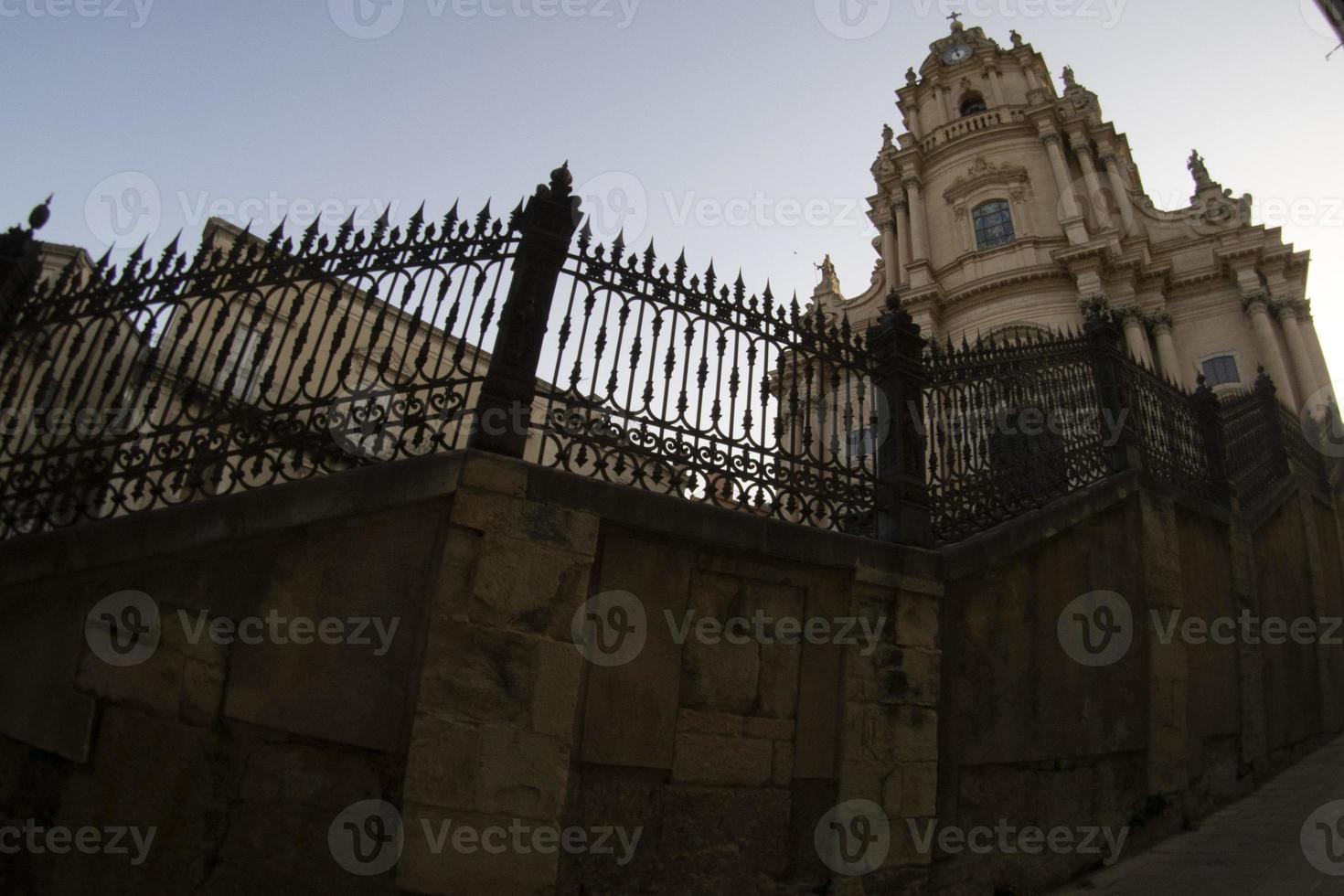 ragusa sicilien barock stad foto