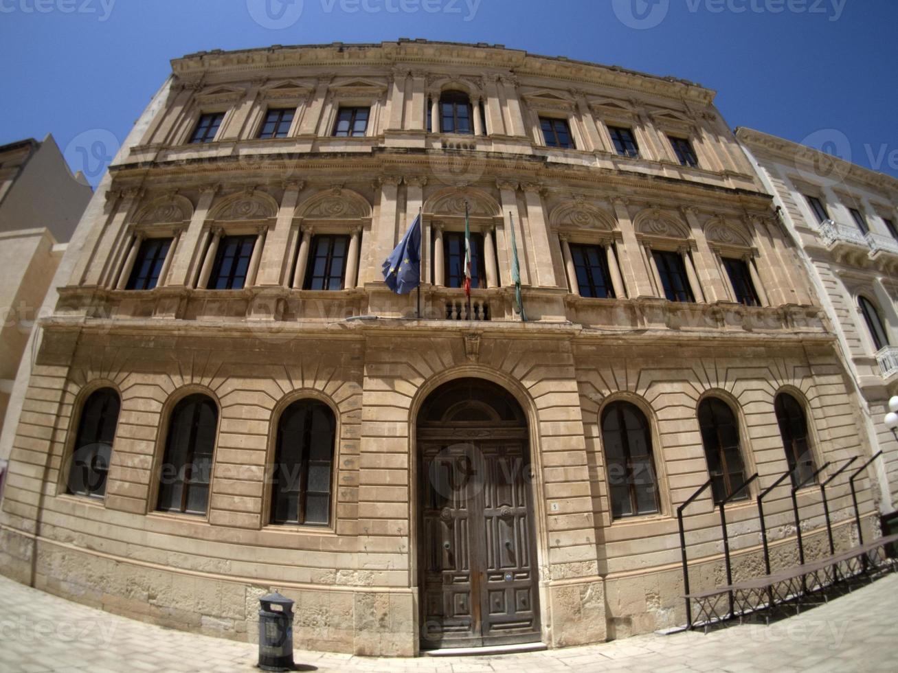 ortigia syrakus stad hall foto