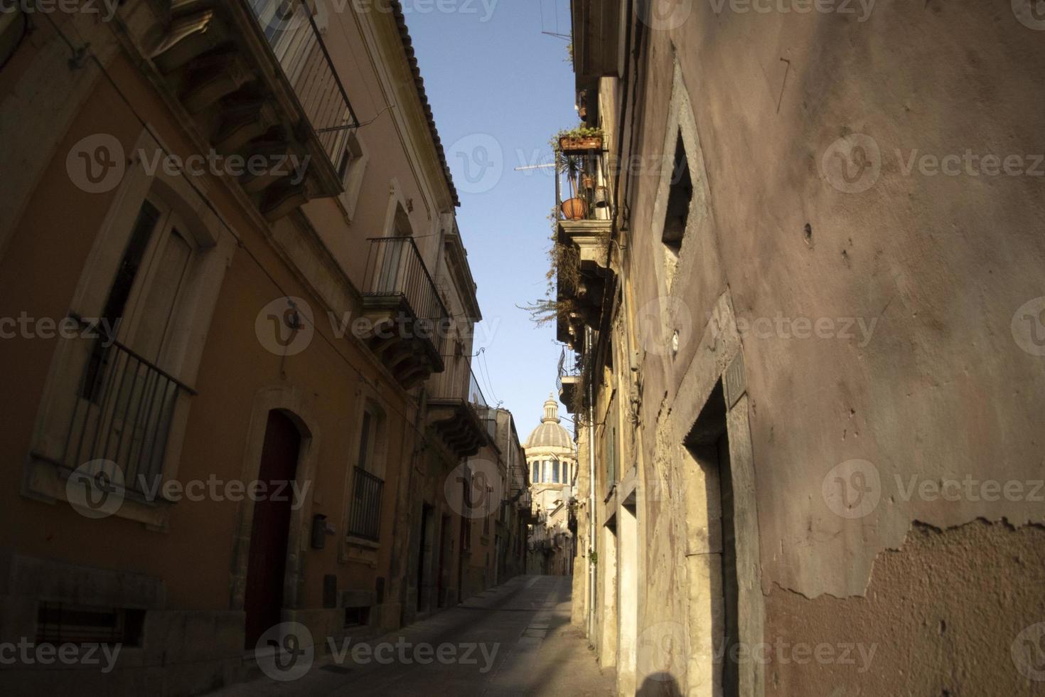 ragusa sicilien barock stad foto