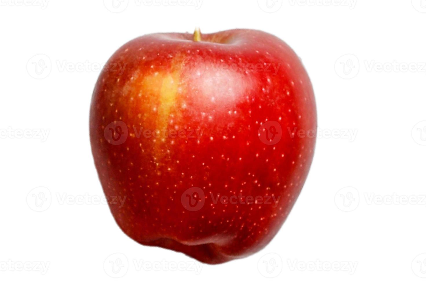 3297 röd äpple frukt isolerat på en transparent bakgrund foto