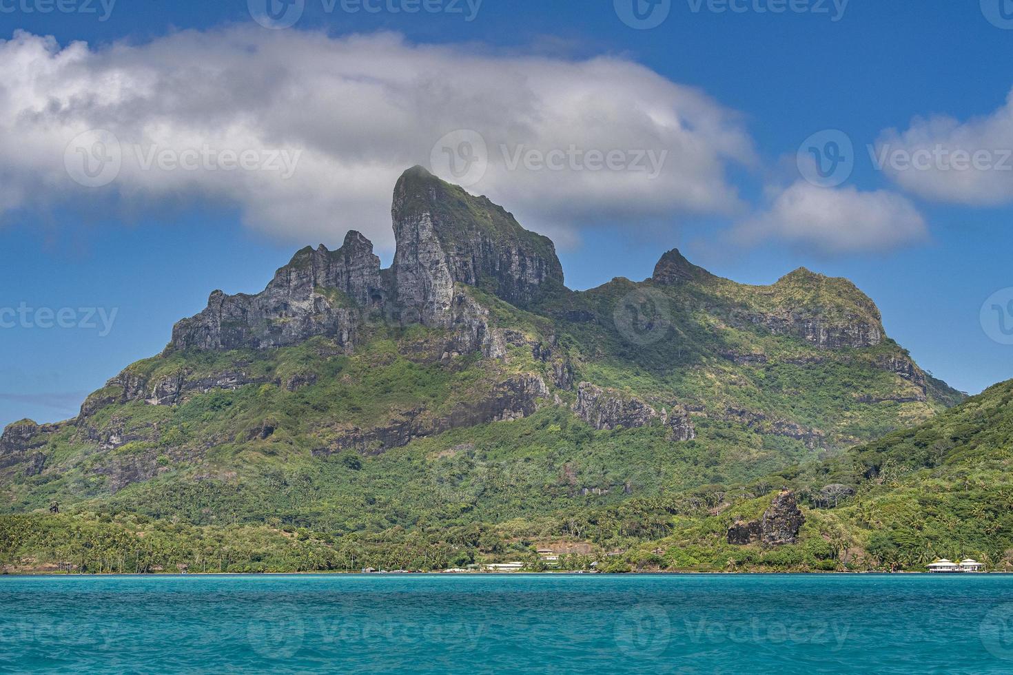 bora bora ö franska polynesien panorama foto