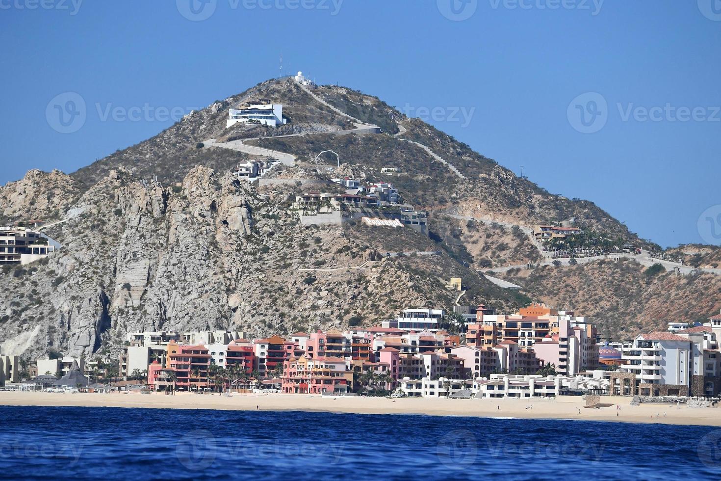 cabo san Lucas se från pacific hav foto