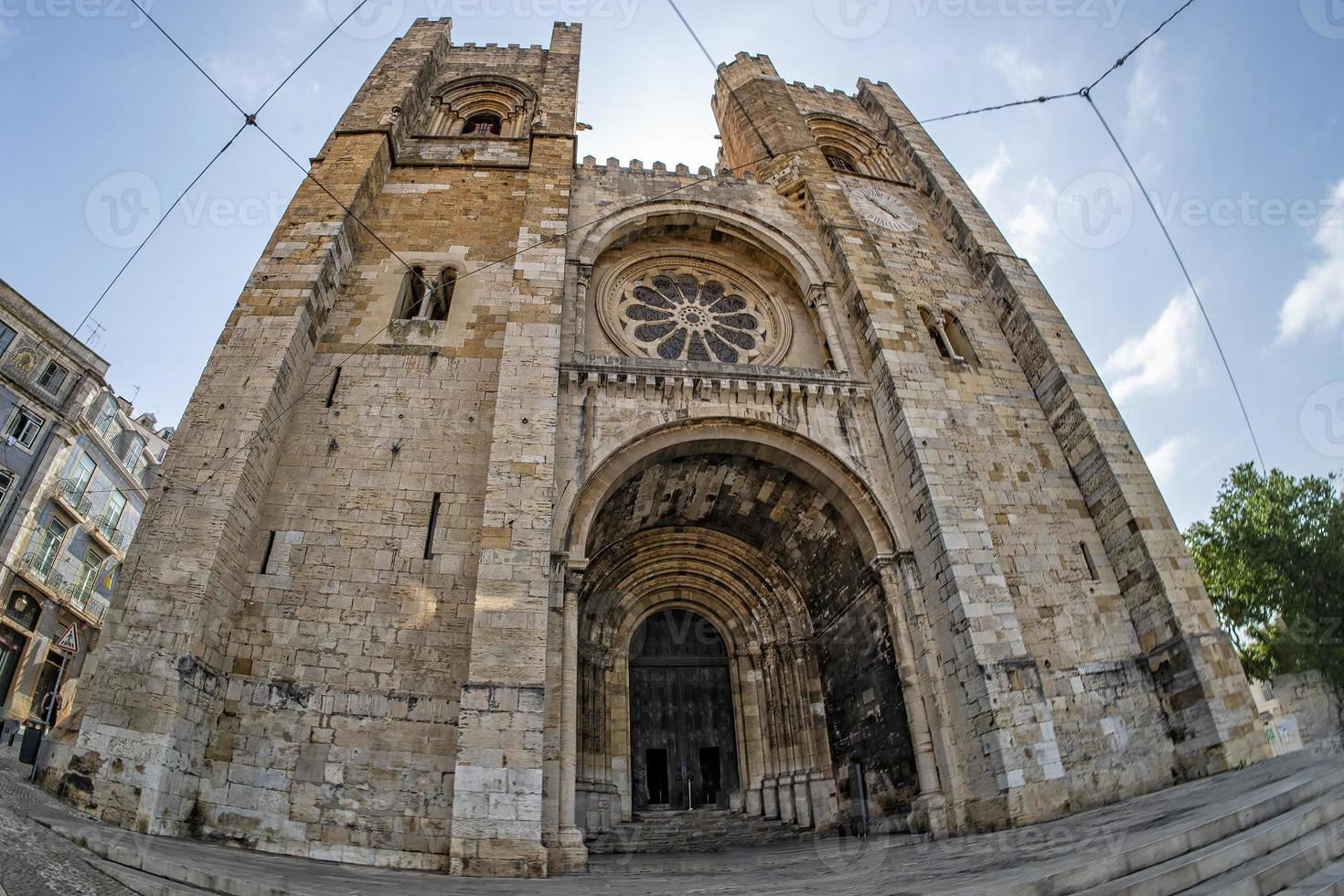 lissabon katedral dag se foto