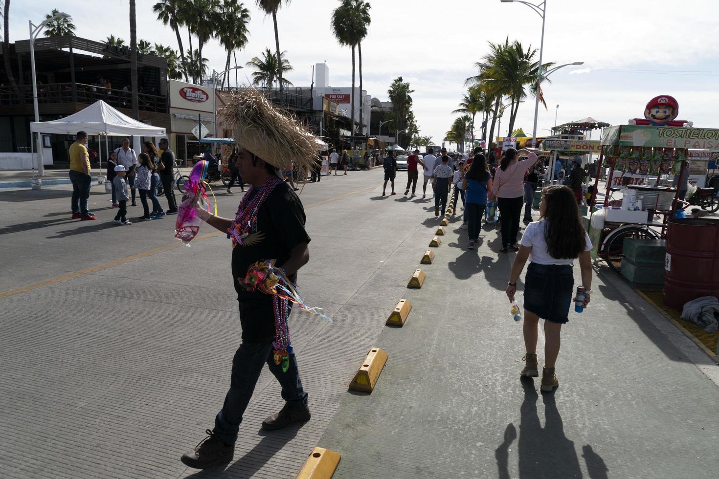 la paz, mexico - februari 22 2020 - traditionell baja kalifornien karneval foto