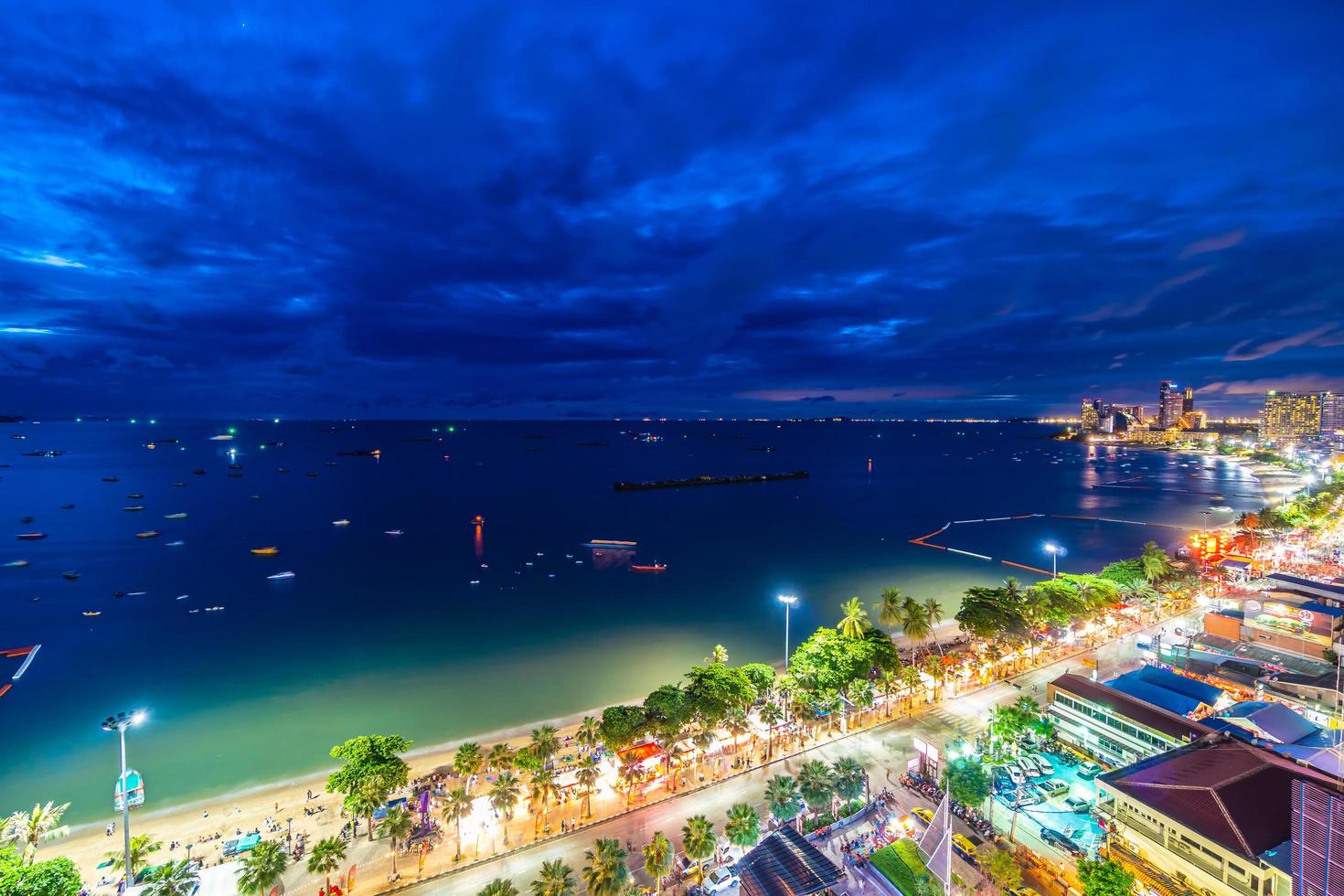 vacker arkitektur i Pattaya stad, Thailand foto