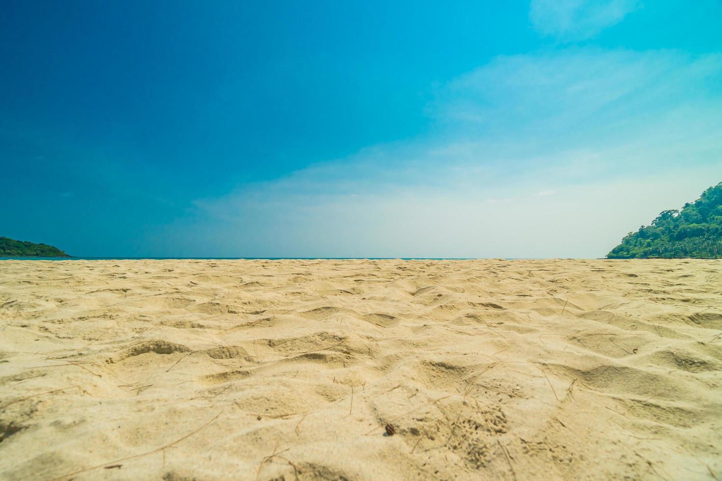 tropisk strand på en paradisö foto