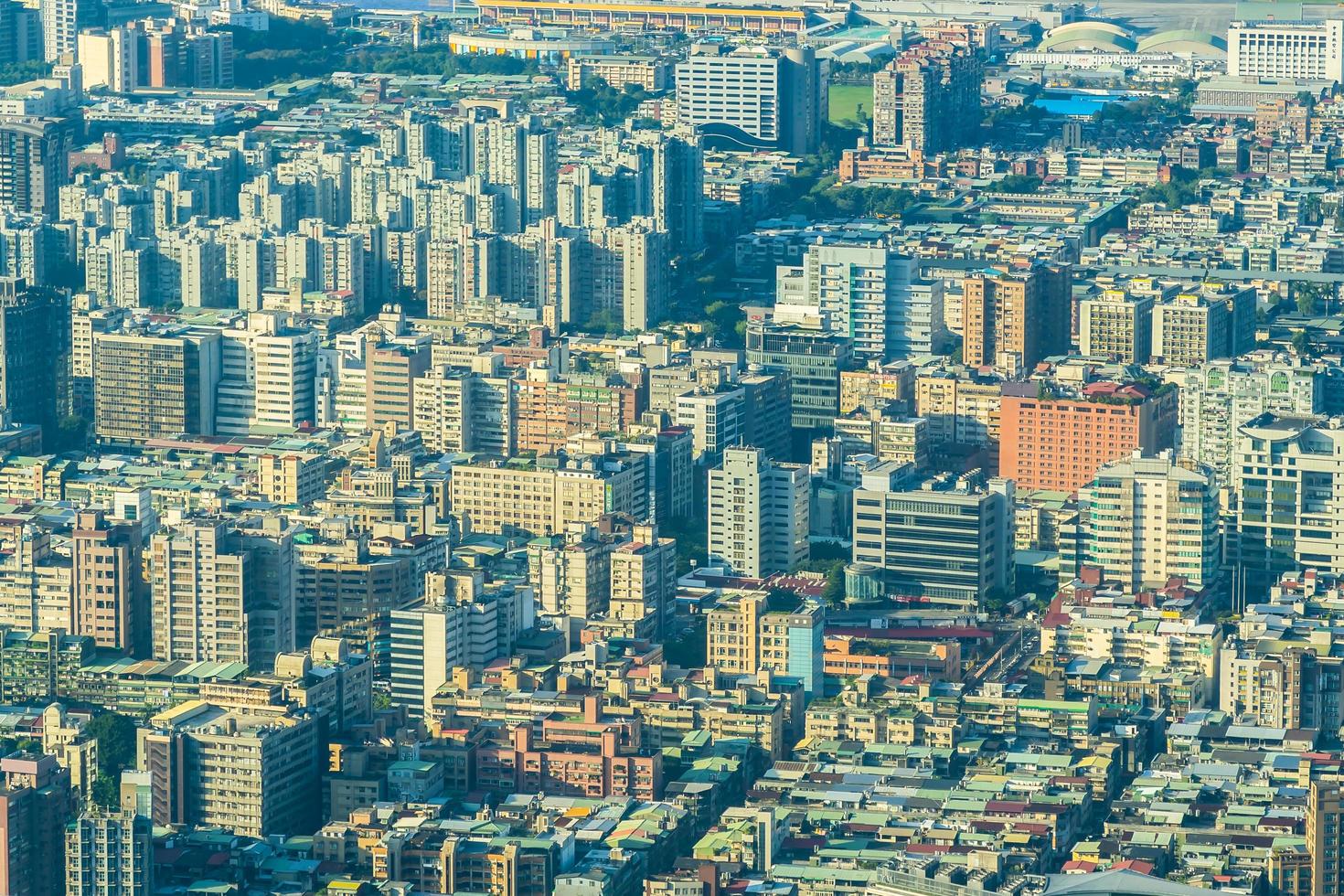 stadsbilden i Taipei stad i Taiwan foto