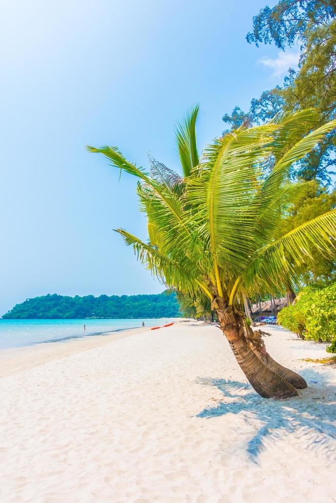 tropisk strand i Thailand foto