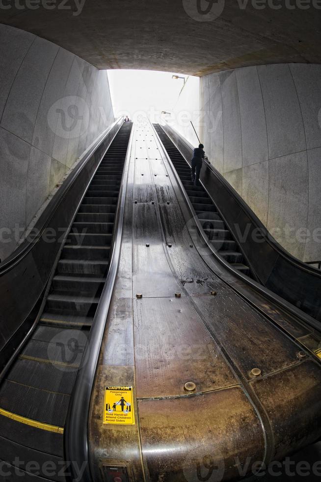 Washington dc metro rulltrappa foto