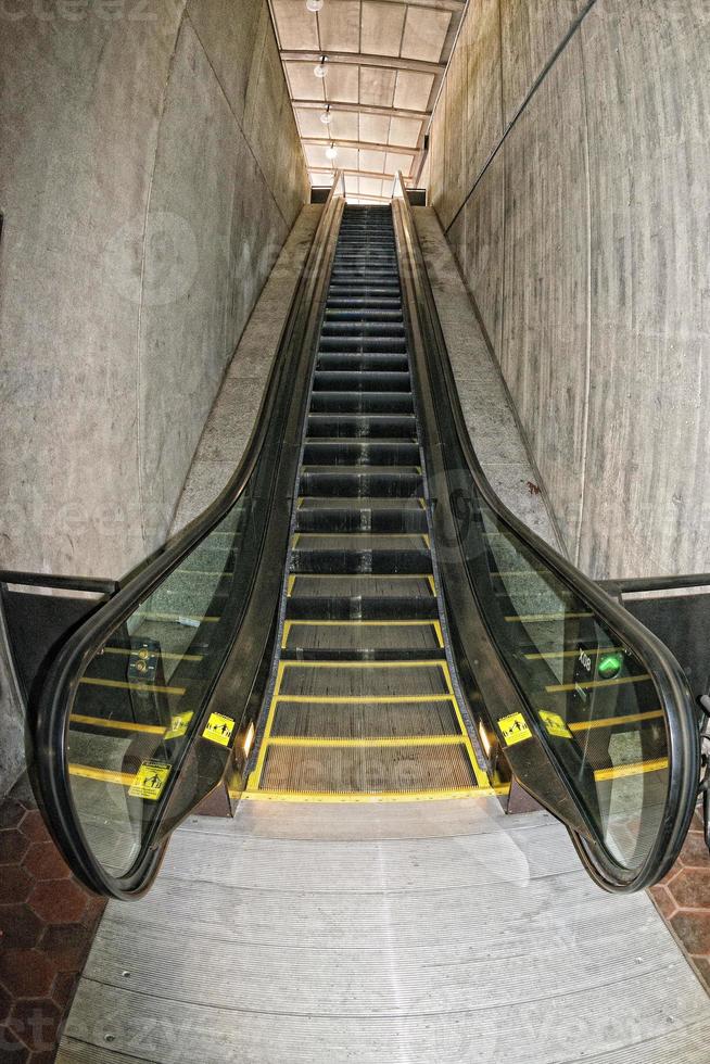 Washington dc metro rulltrappa foto