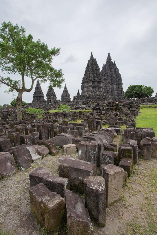 prambanan tempel nära yogyakarta stad central java indonesien foto