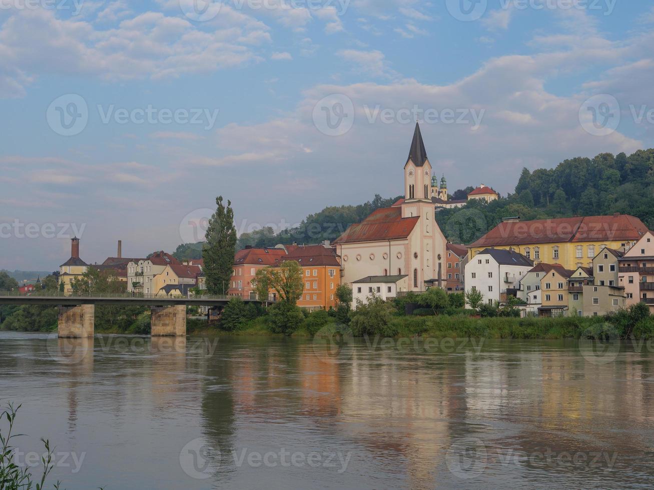 de stad av passau i bavaria foto