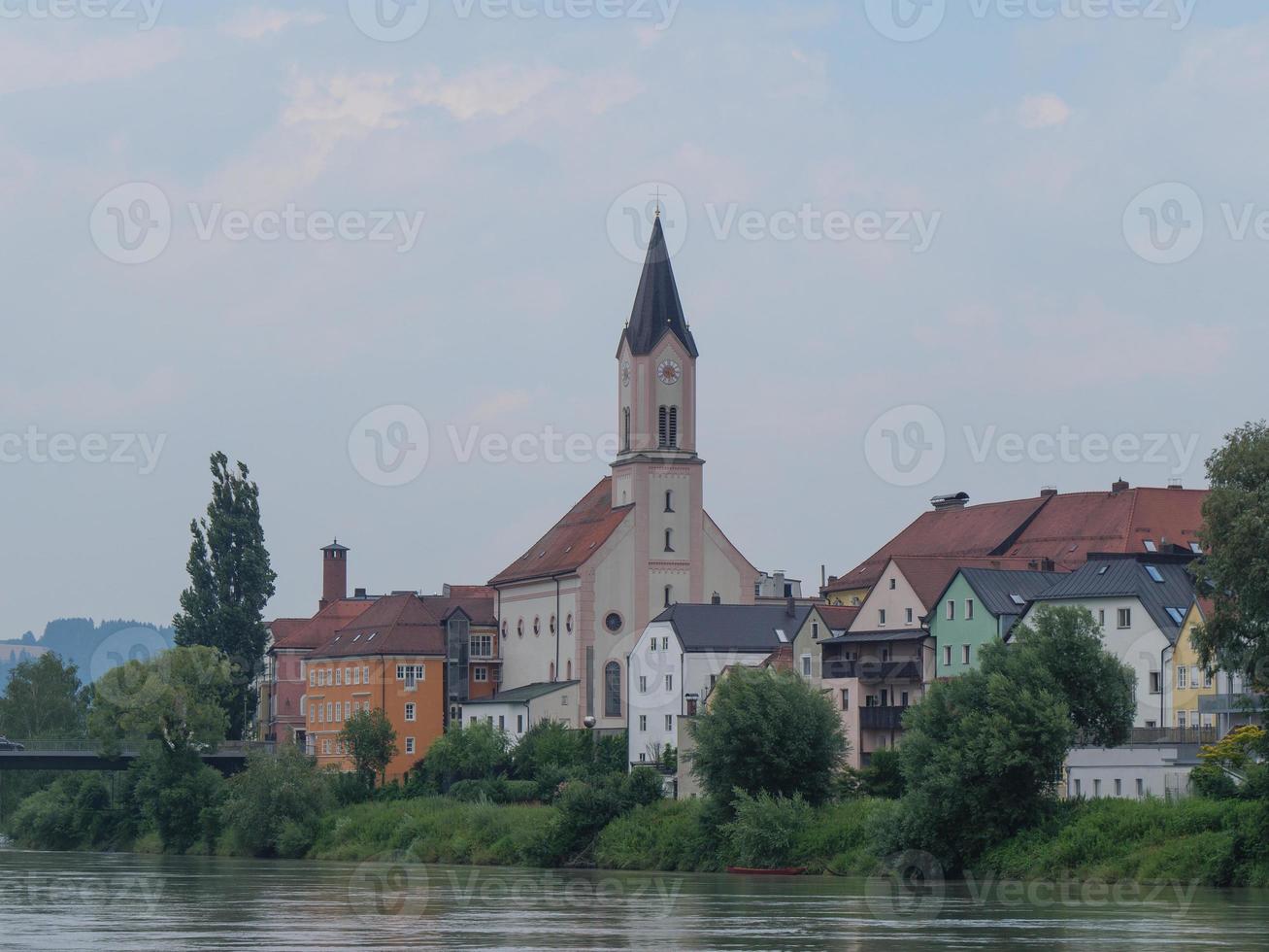 de stad av passau i bavaria foto