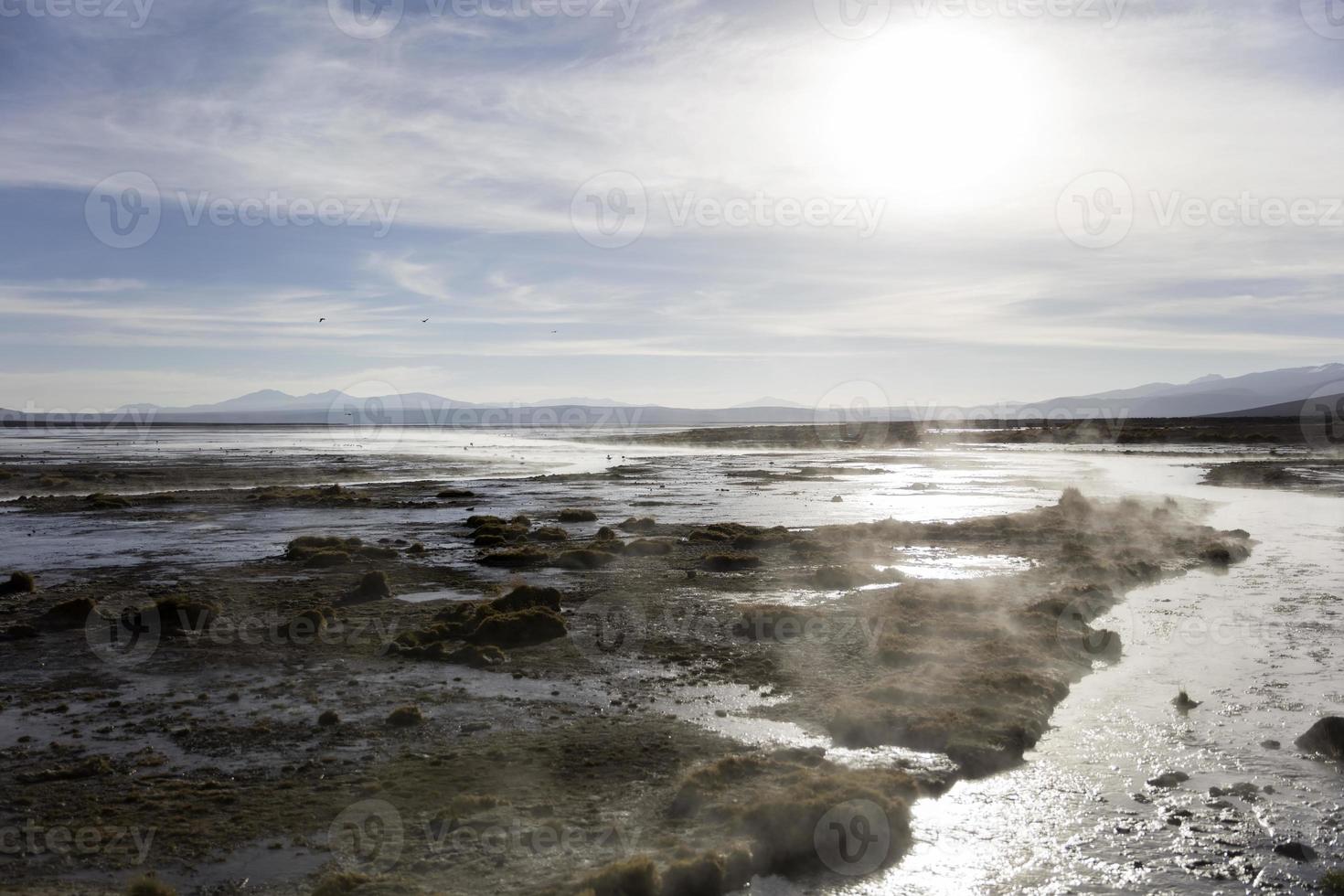 aguas terrmales de polques i bolivia foto