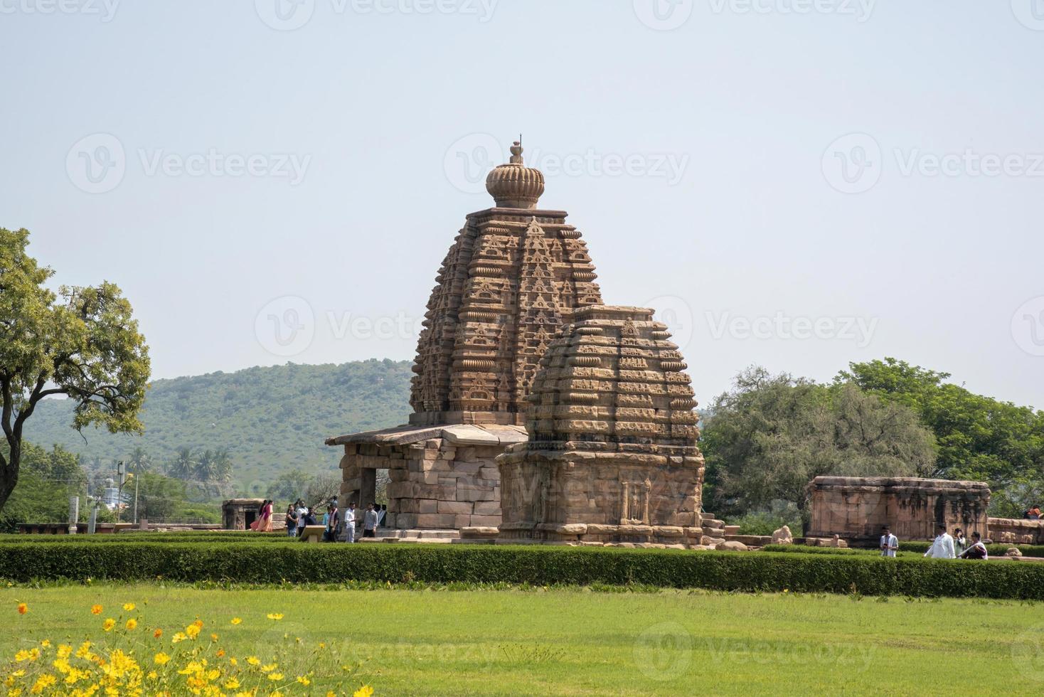 galaganatha tempel på pattadakal som är en unesco värld arv webbplats foto