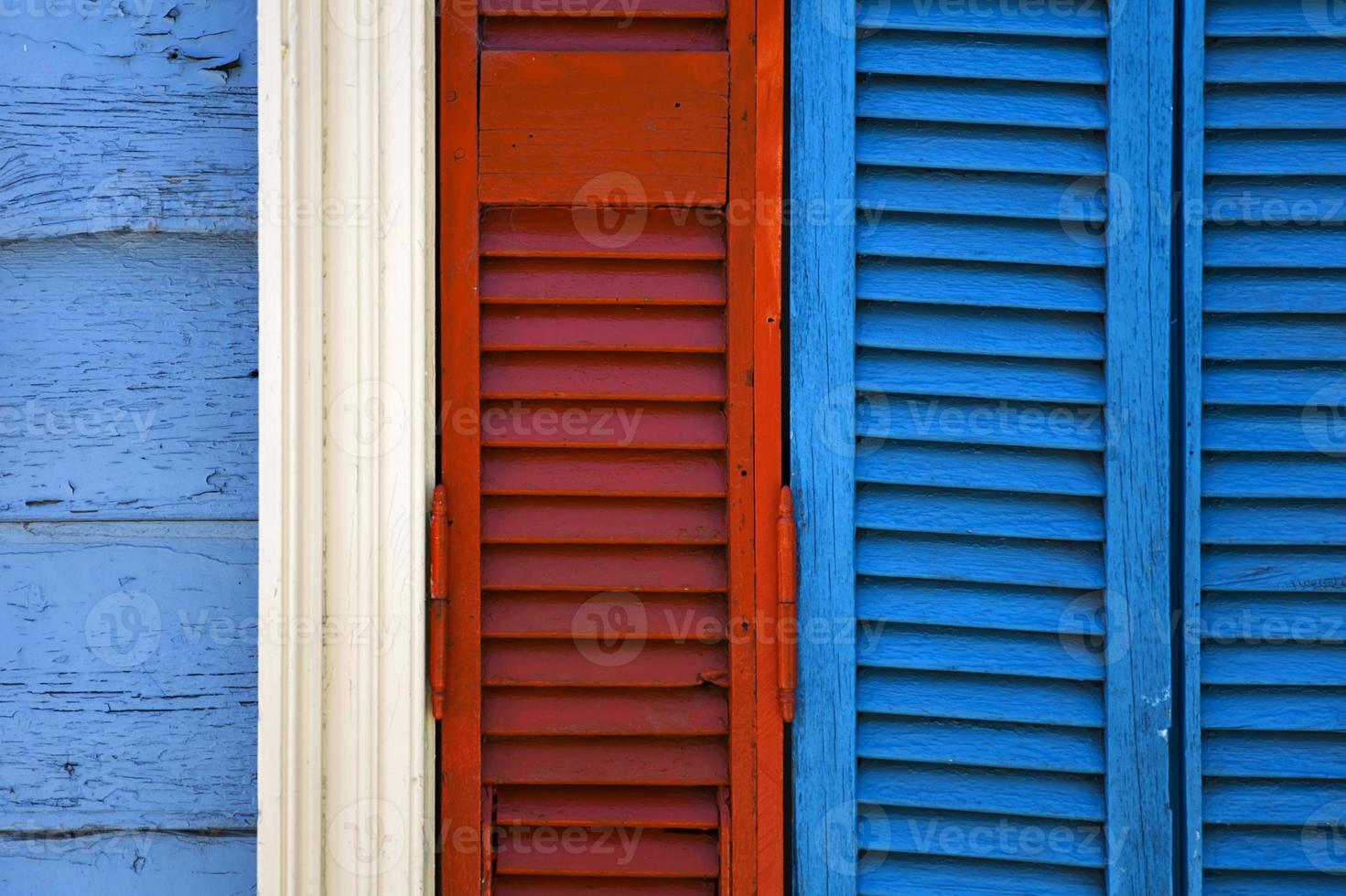 färgglad fasad från caminito i la boca, buenos aires, argentina foto