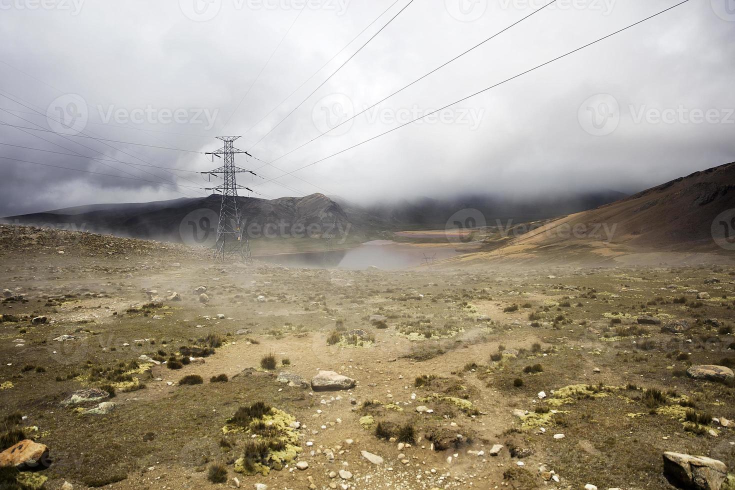 laguna milluni i bolivia foto