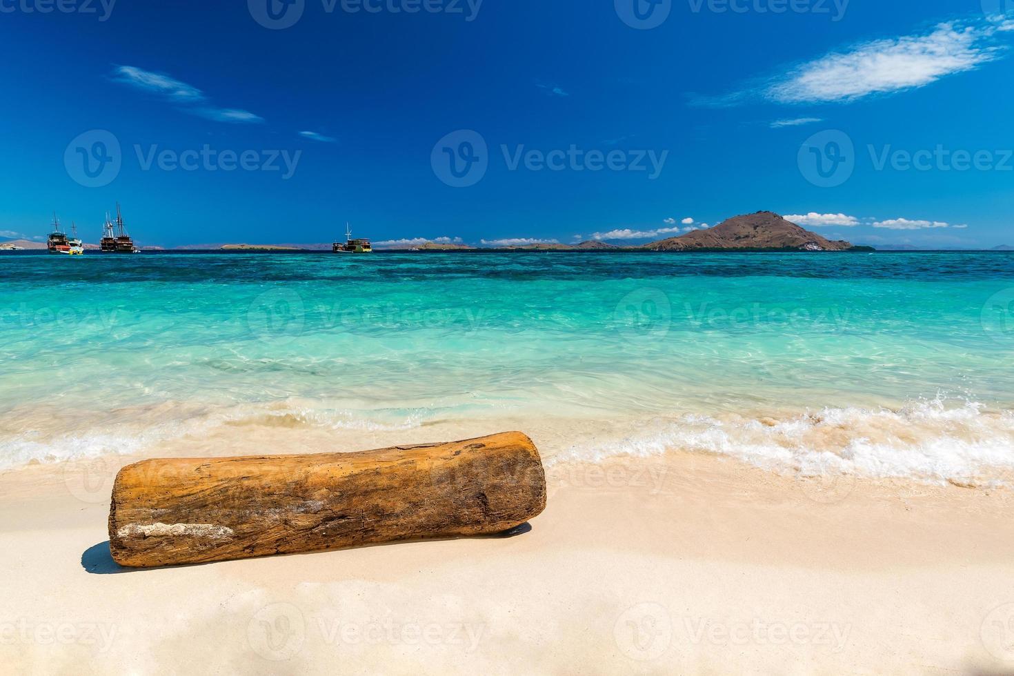 utsikt över fin tropisk strand foto