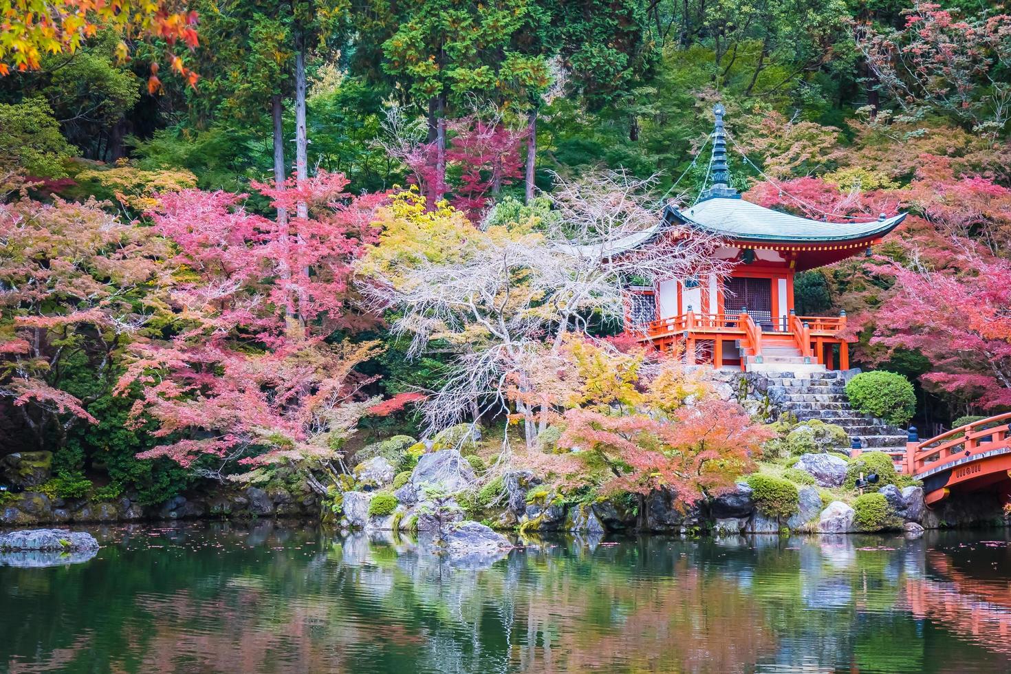 daigoji tempel i kyoto, japan foto