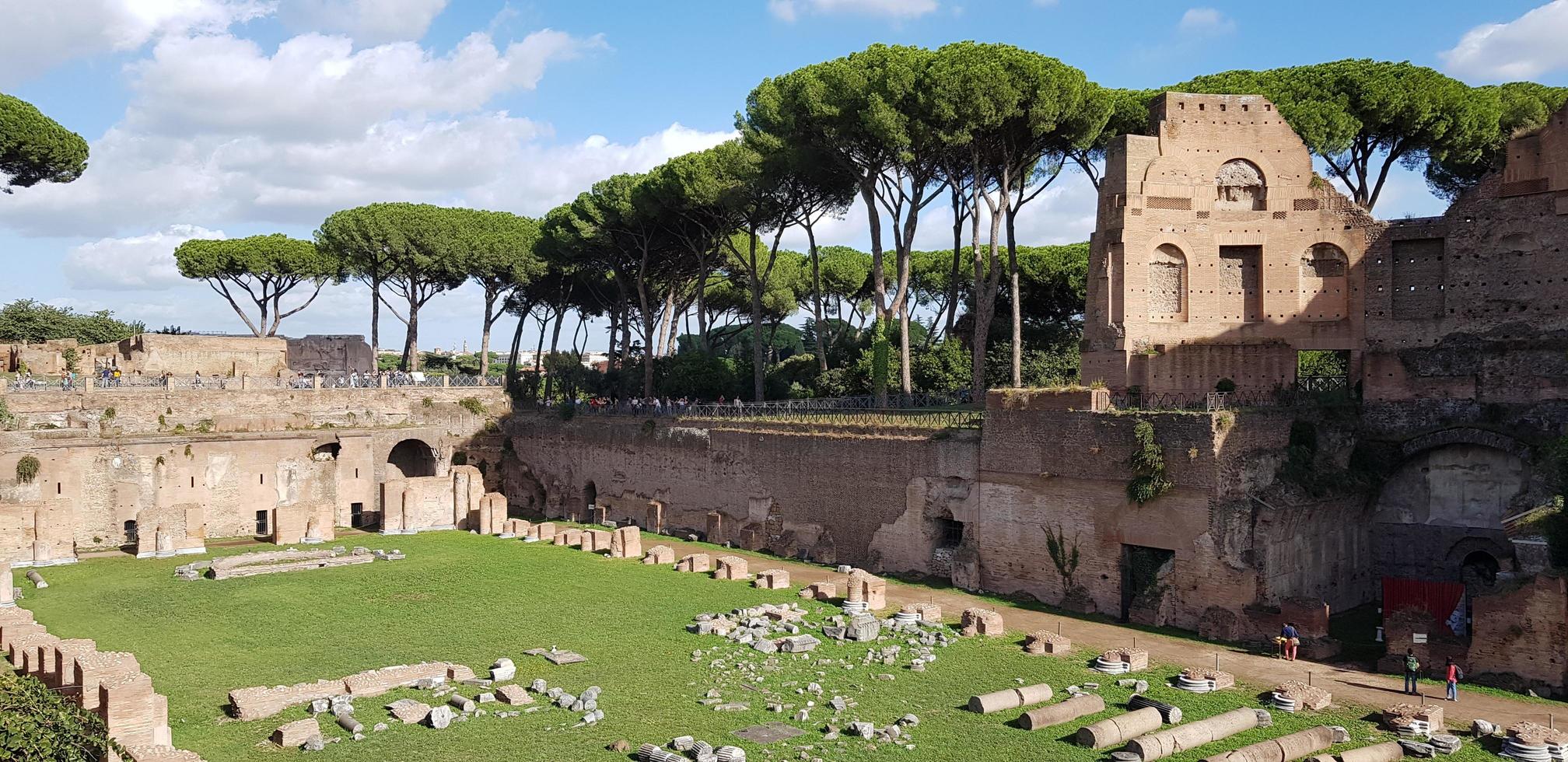 forntida ruiner i Rom, Italien foto