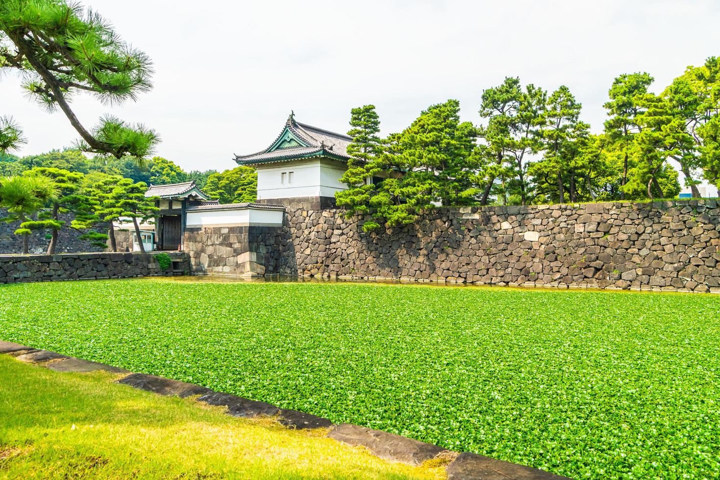 det kejserliga slottet i Tokyo, Japan foto