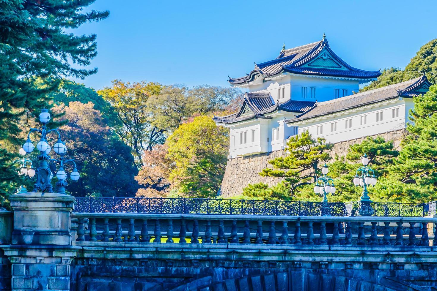 kejserliga palatset i tokyo, japan foto