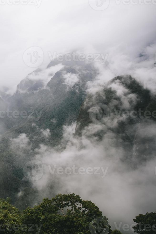 machu picchu i peru foto