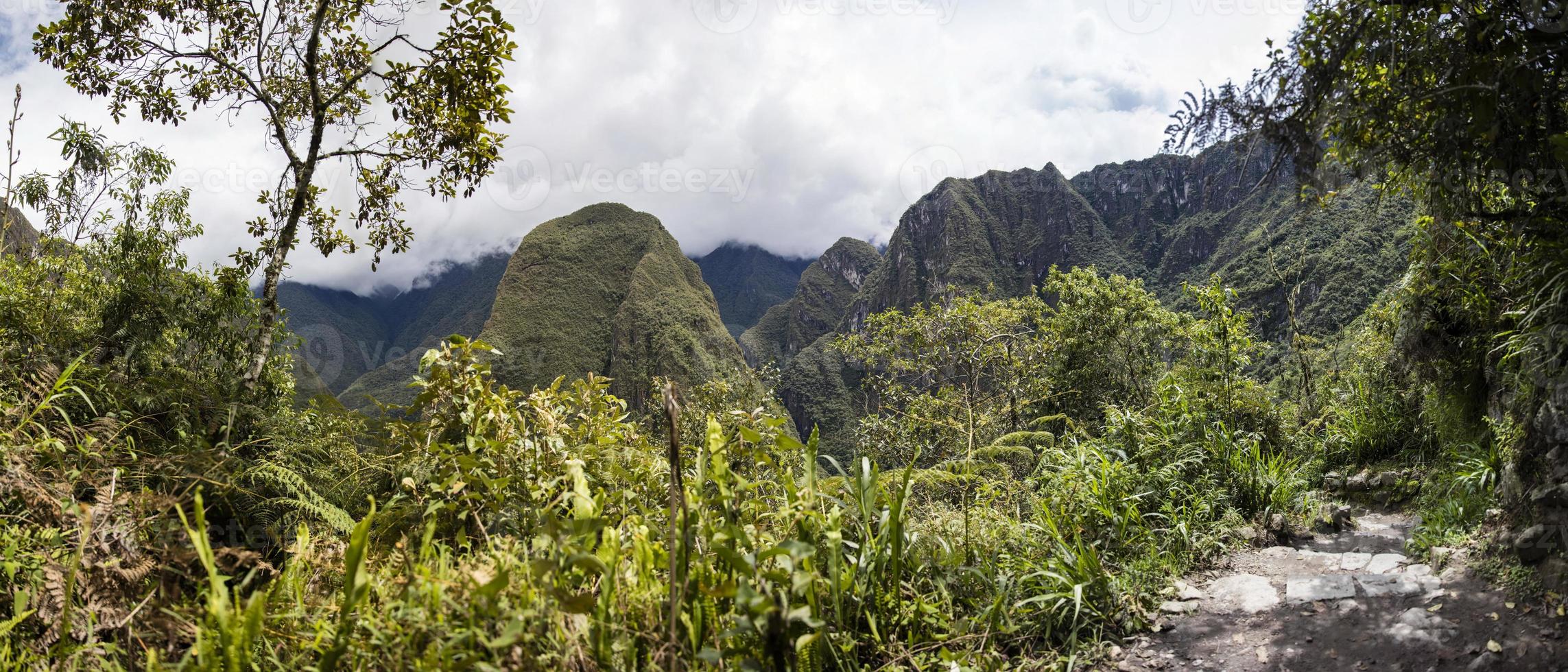 machu picchu i peru foto