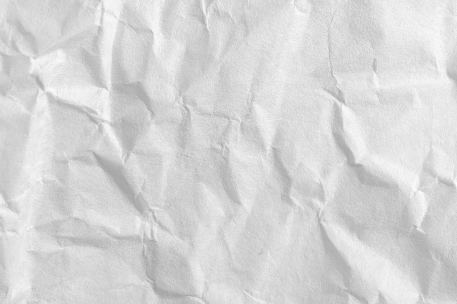 stänga upp skrynkliga vit papper textur och bakgrund foto