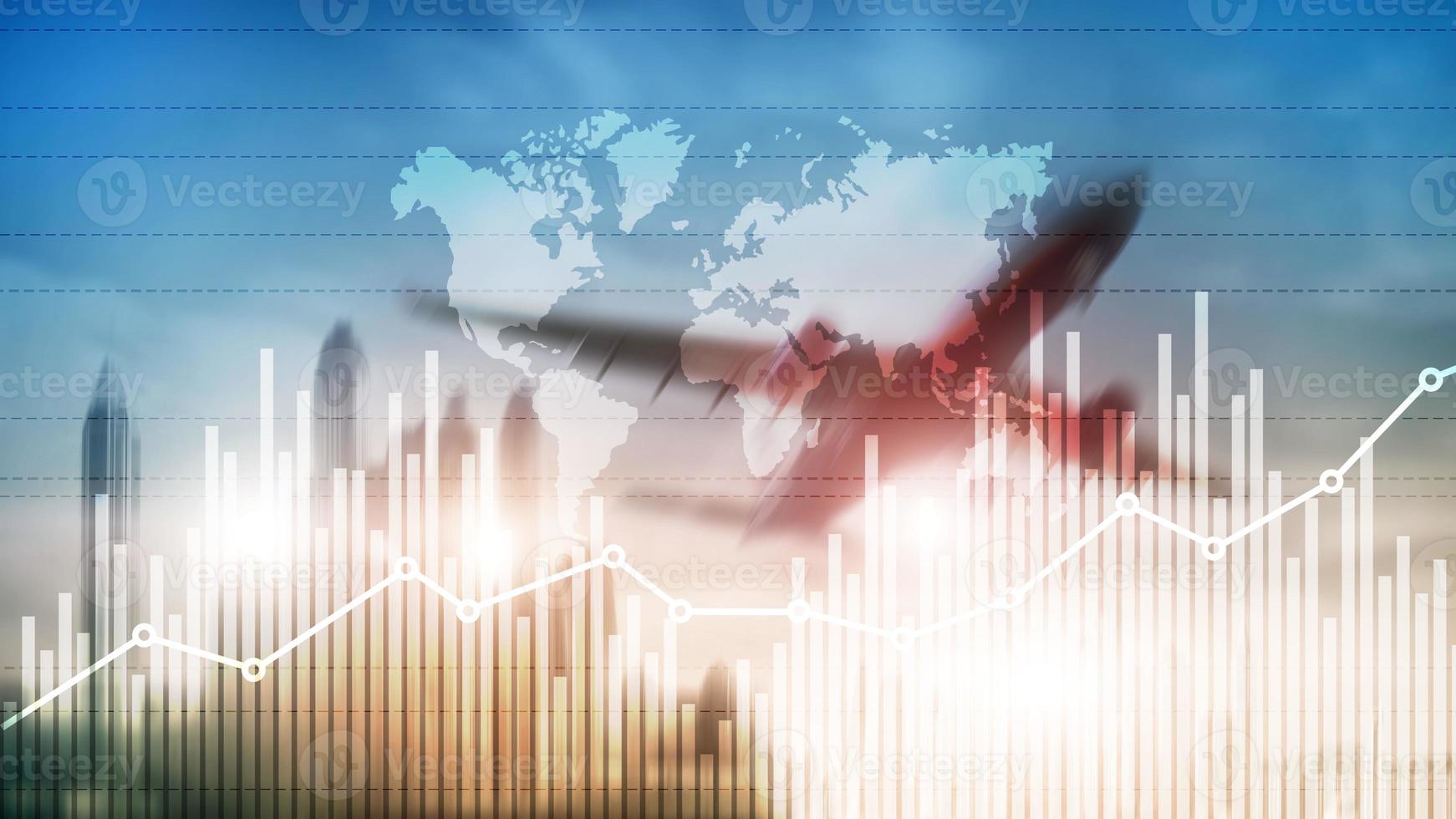 företag finansiera tillväxt Graf Diagram analyserar diagram handel och forex utbyta begrepp dubbel- exponering blandad media bakgrund hemsida rubrik foto