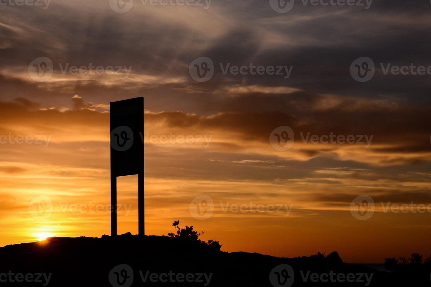 vacker molnig himmel foto