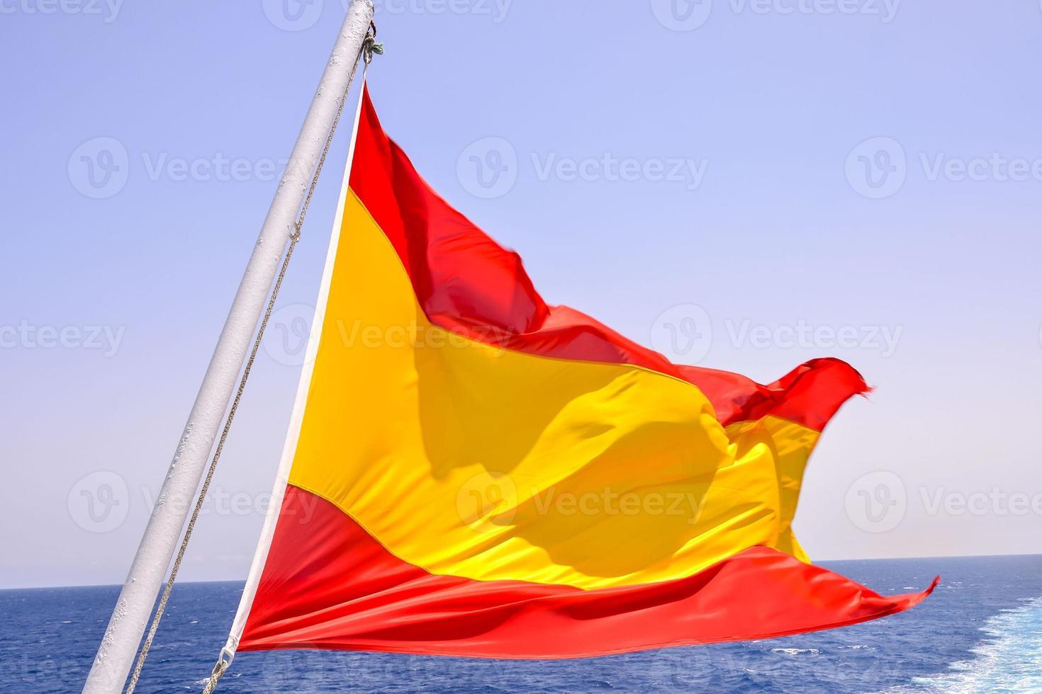 spaniens flagga foto