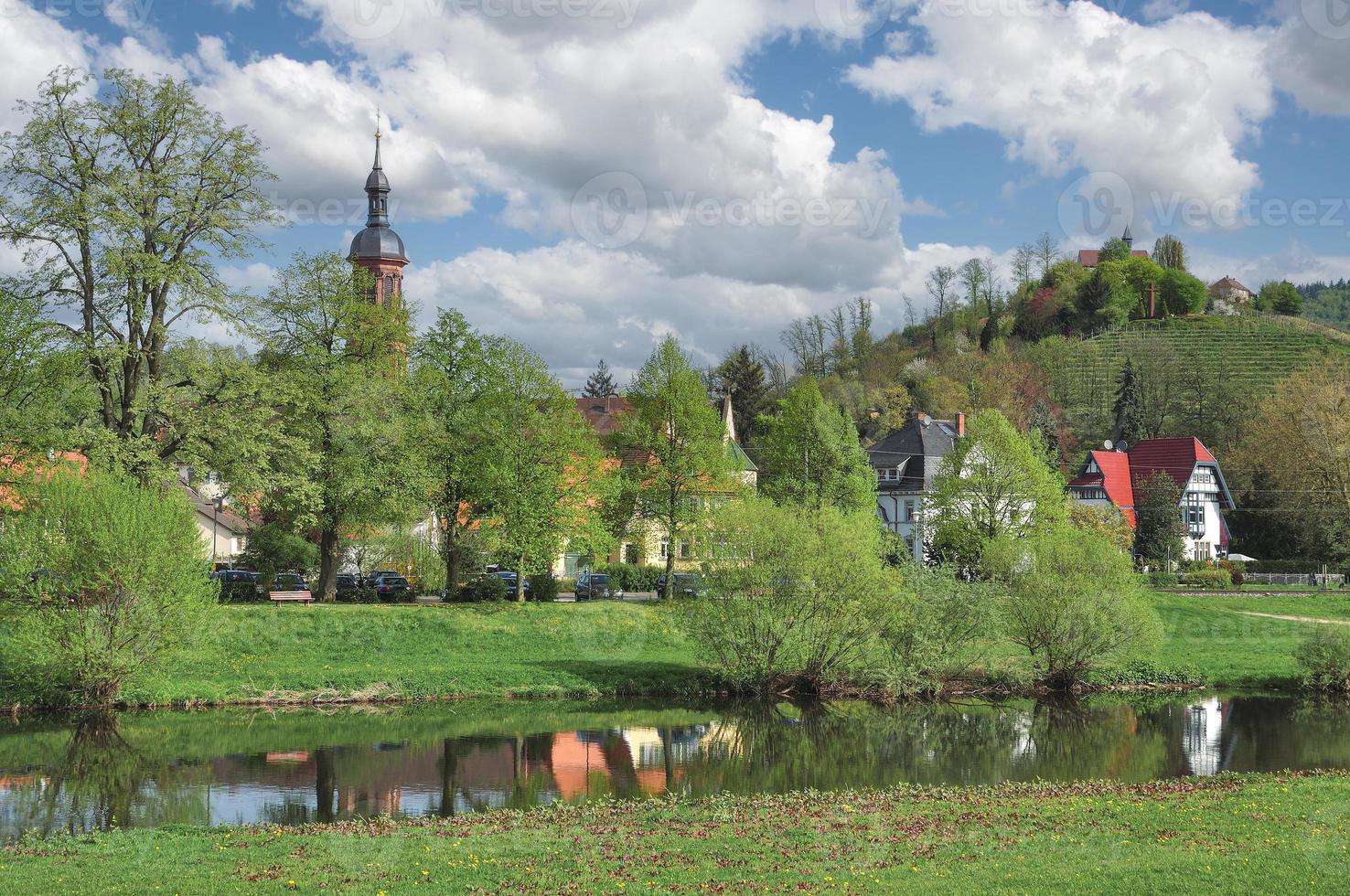 by av gengenbach på kinzig flod i svart skog, Tyskland foto