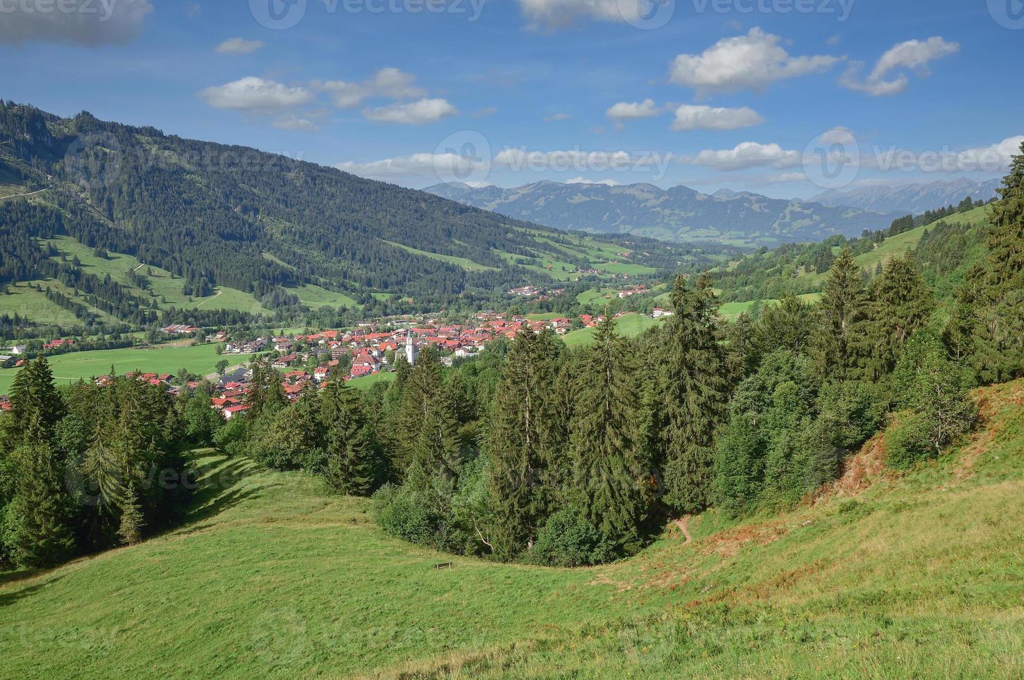 populär hälsa tillflykt av dålig hindelang i allgaeu, bayern, tyskland foto