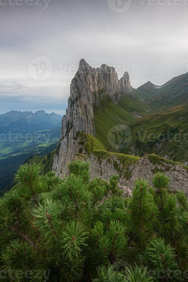 spektakulär berg formationer av schweiz foto