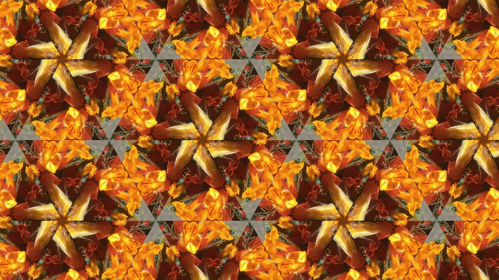 abstrakt färgrik sömlös mönster kalejdoskop foto