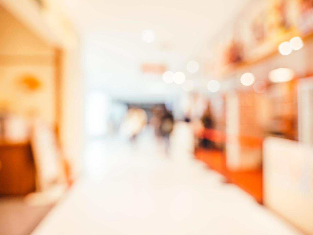 abstrakt defocused shopping mall bakgrund foto