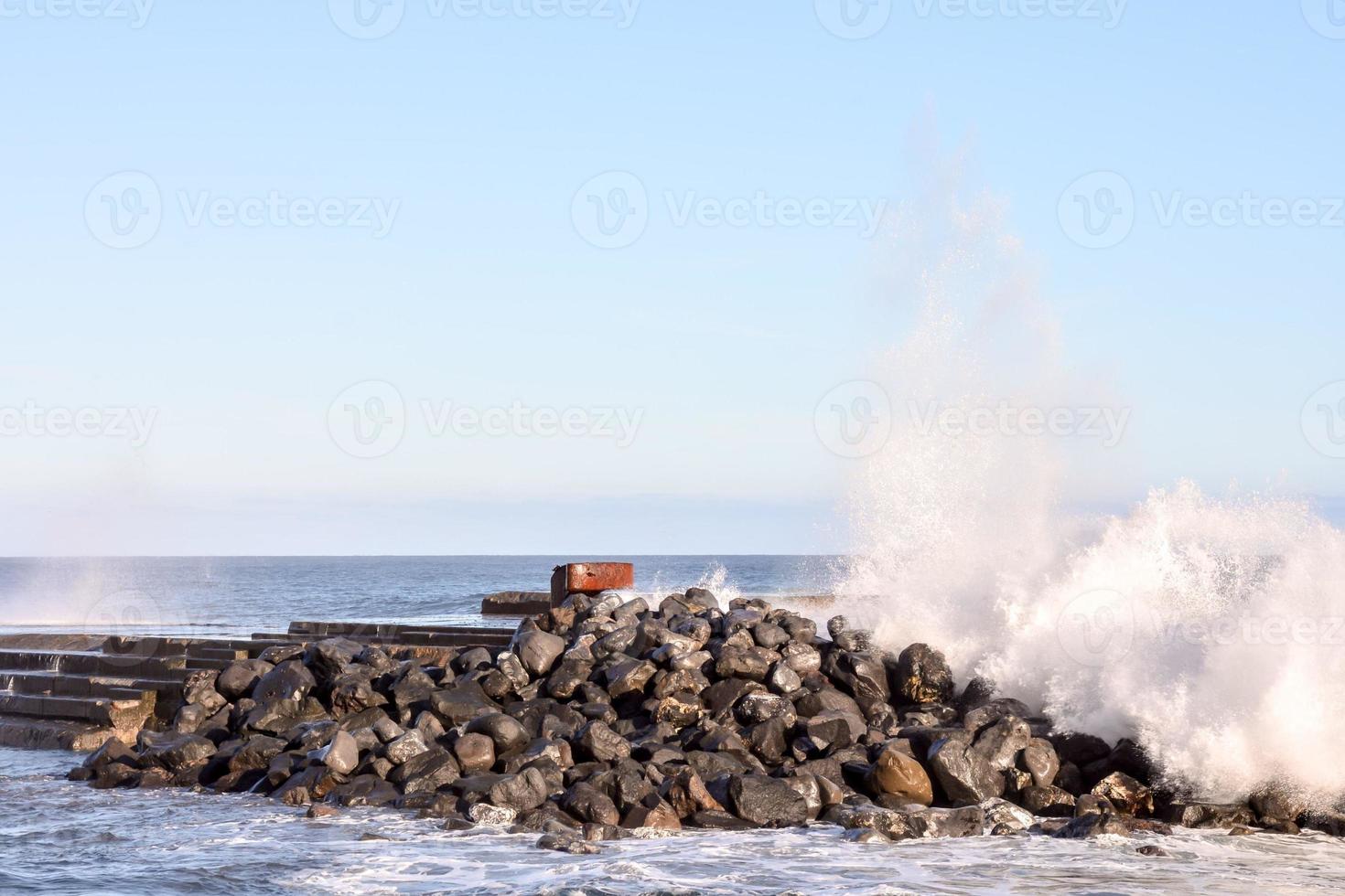 enorm hav vågor foto