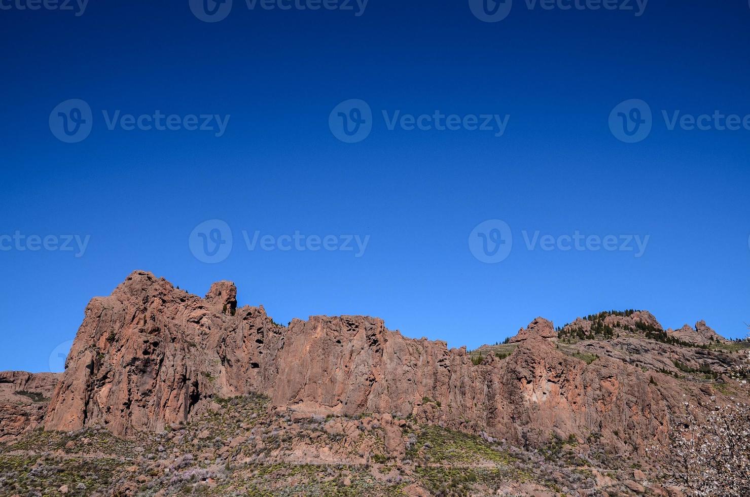 natursköna bergslandskap foto