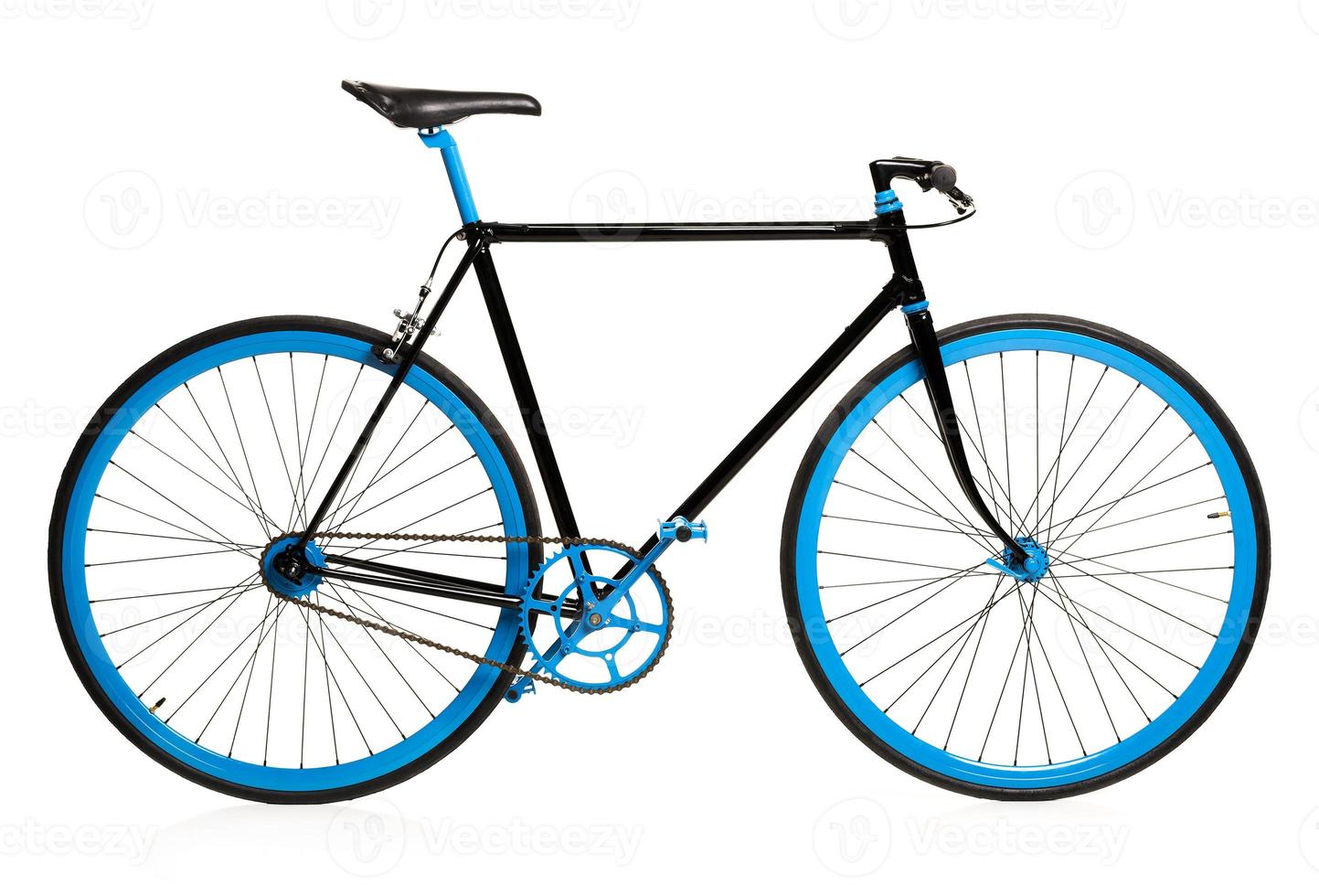 cykel isolerad på vit bakgrund foto