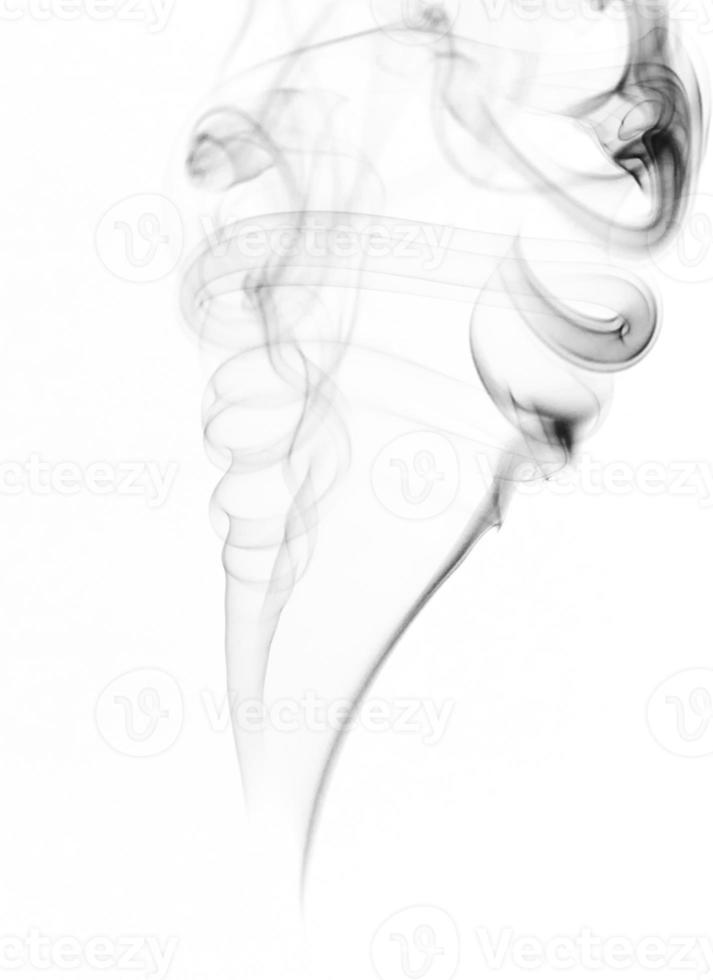 abstrakt rök på vit foto