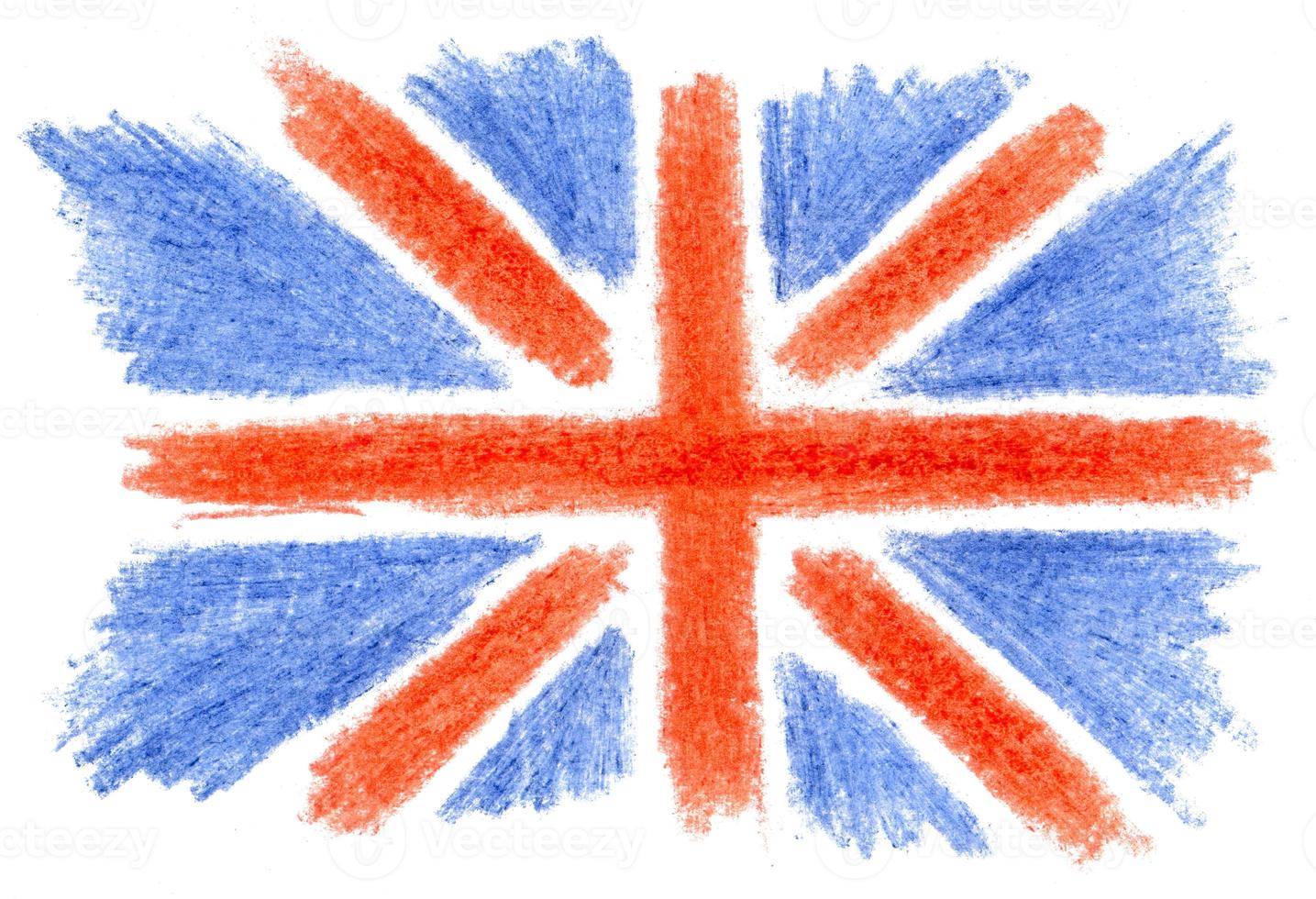 flagga av Storbritannien foto