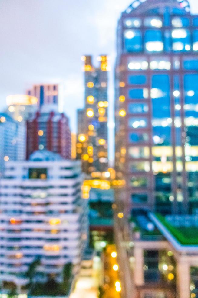 abstrakt defokuserad bangkok stadsbakgrund foto