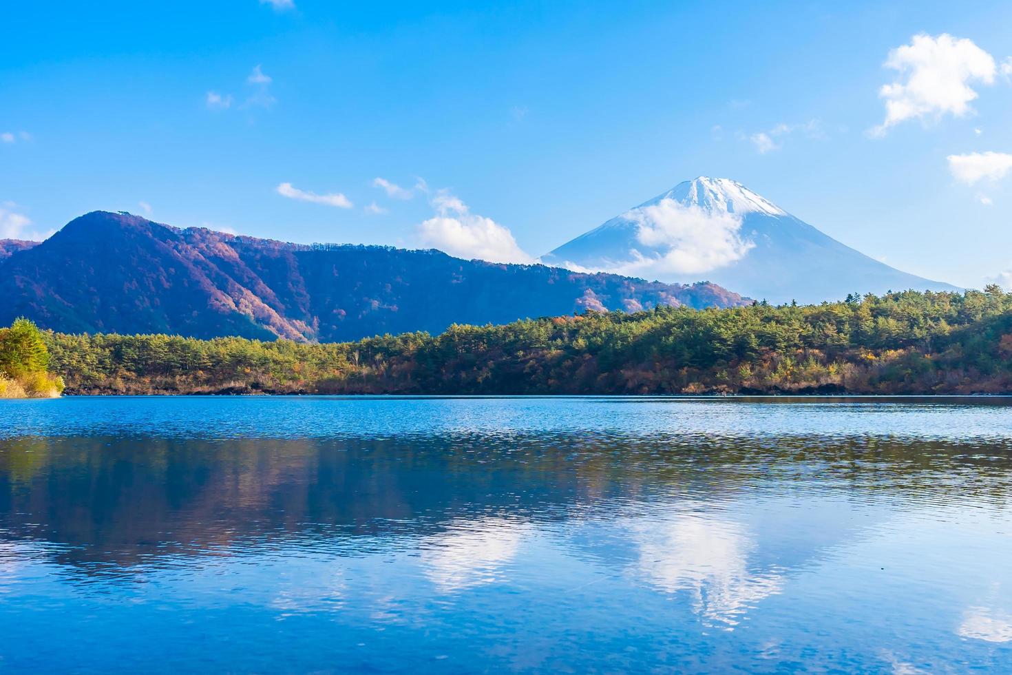 landskap vid Mt. fuji, yamanashi, japan foto