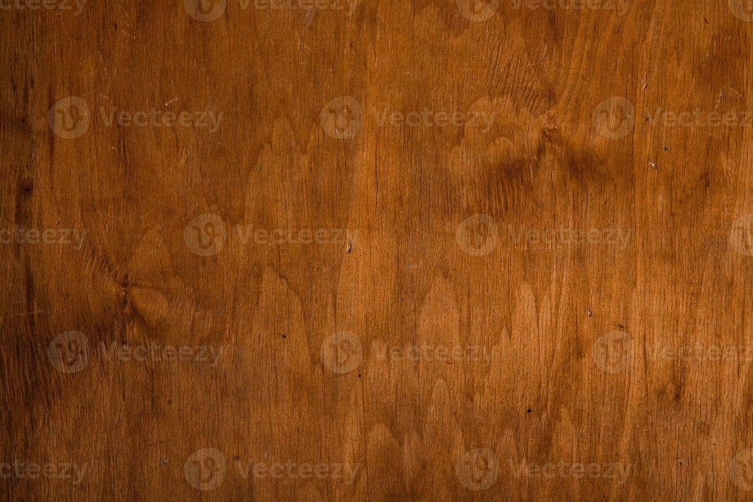 färgad trä tabell golv med naturlig mönster textur. tömma trä- styrelse bakgrund. tömma mall för design foto