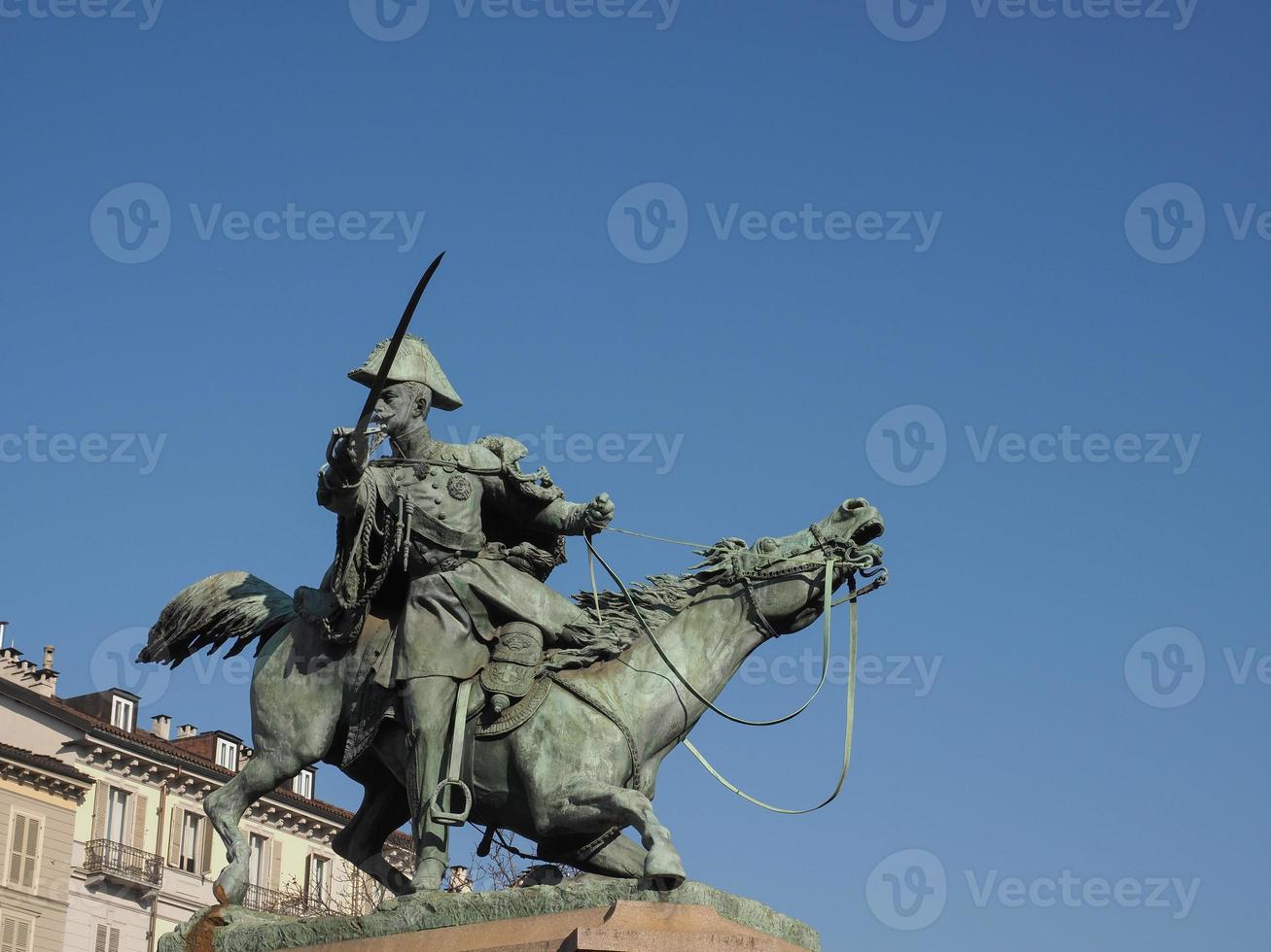 ferdinando di savoia monument i turin foto