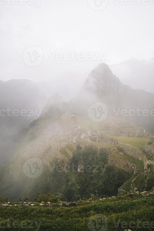 machu picchu i peru foto